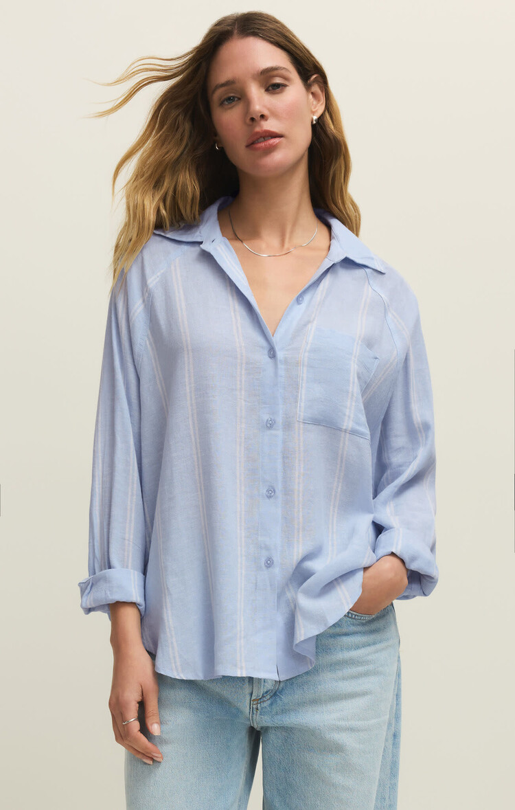 Z Supply Z Supply The Perfect Line Top | Blue Light