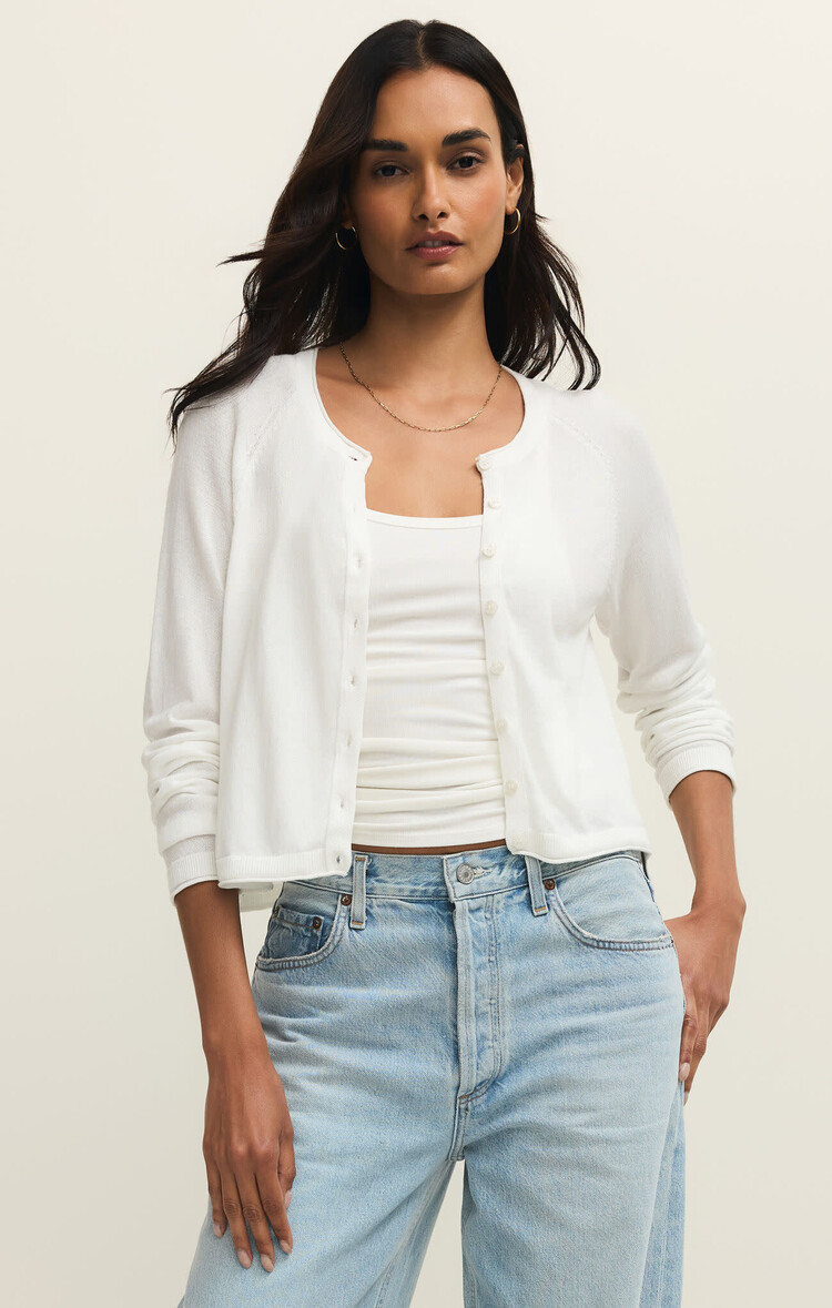 Z Supply Z Supply The Perfect Layer Cardigan | White