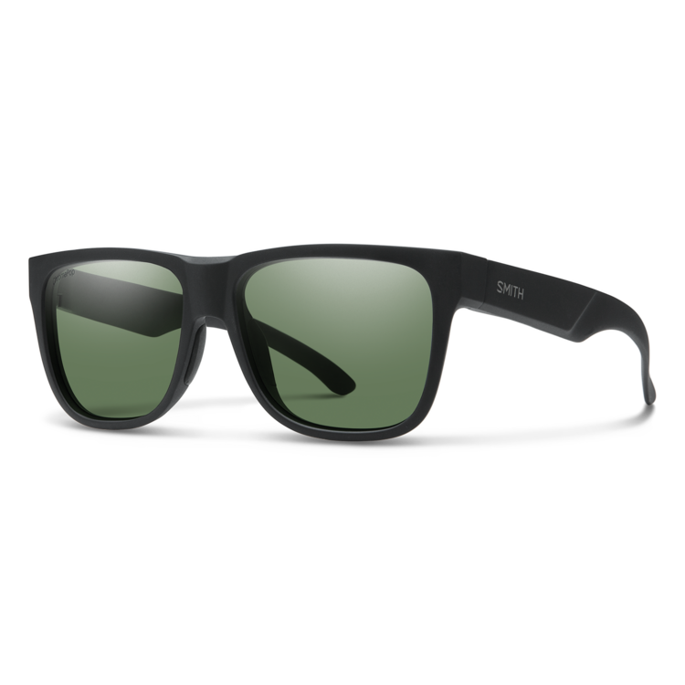 Smith Smith Lowdown 2 Matte Black | ChromaPop Polarized Gray Green