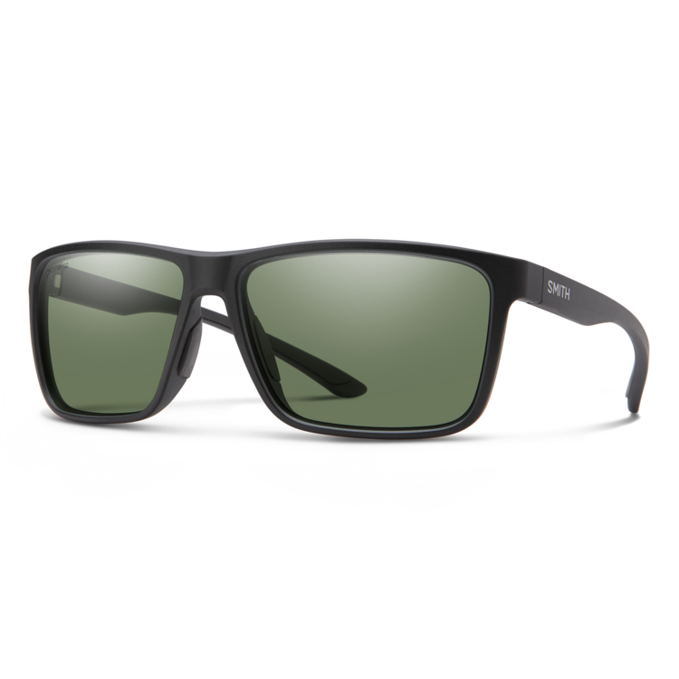 Smith Smith Riptide Matte Black | ChromaPop Polarized Gray Green