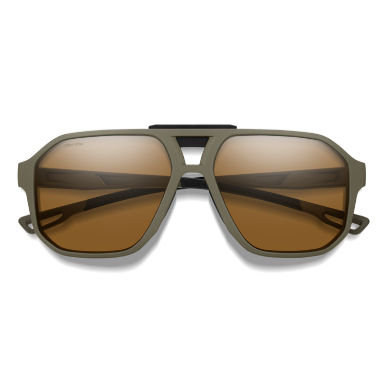 Smith Smith Truss Matte Olive Oil | ChromaPop Polarized Brown