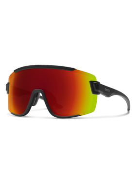 Smith Smith Wildcat Matte Black | ChromaPop Red Mirror