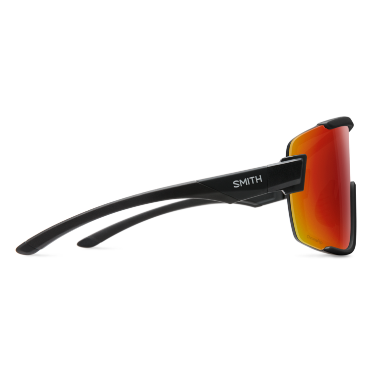 Smith Smith Wildcat Matte Black | ChromaPop Red Mirror
