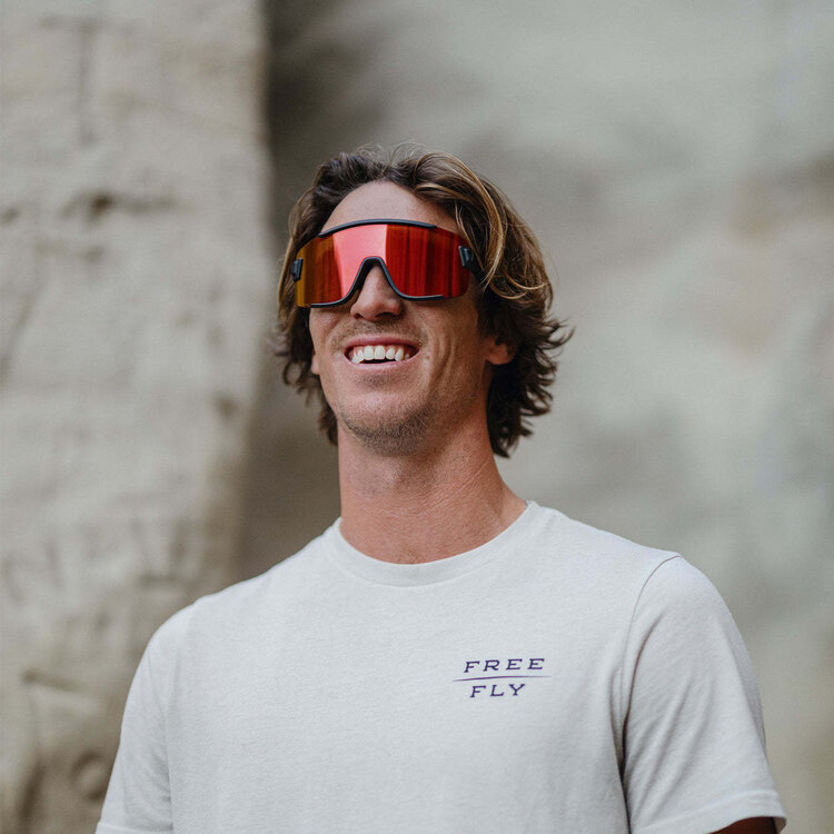 Smith Smith Wildcat Matte Black | ChromaPop Red Mirror