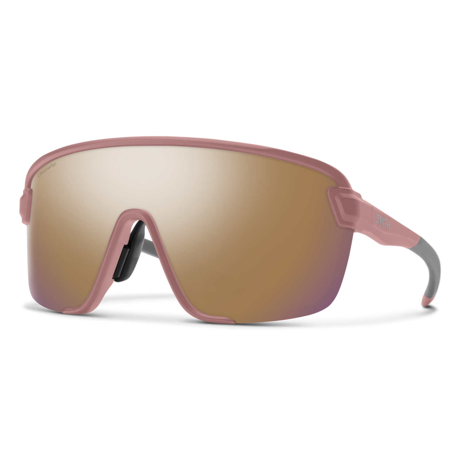 Smith Bobcat Matte Chalk Rose | ChromaPop Rose Gold Mirror - The