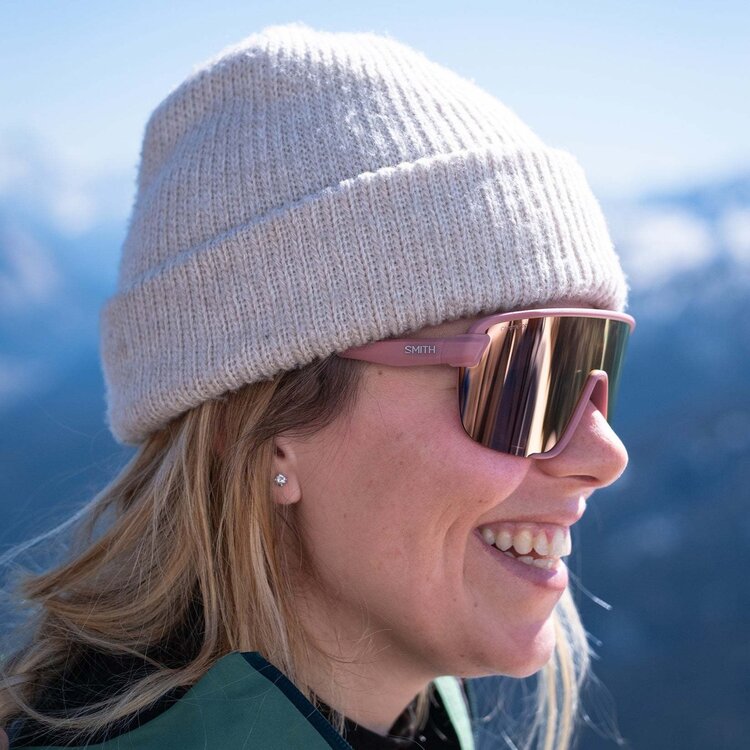 Smith Smith Bobcat Matte Chalk Rose | ChromaPop Rose Gold Mirror