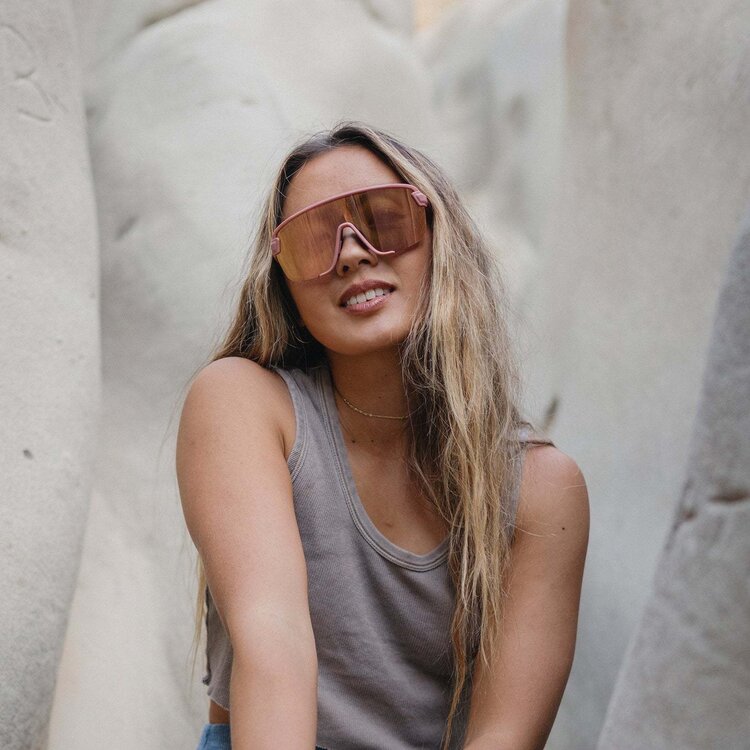 Smith Smith Bobcat Matte Chalk Rose | ChromaPop Rose Gold Mirror