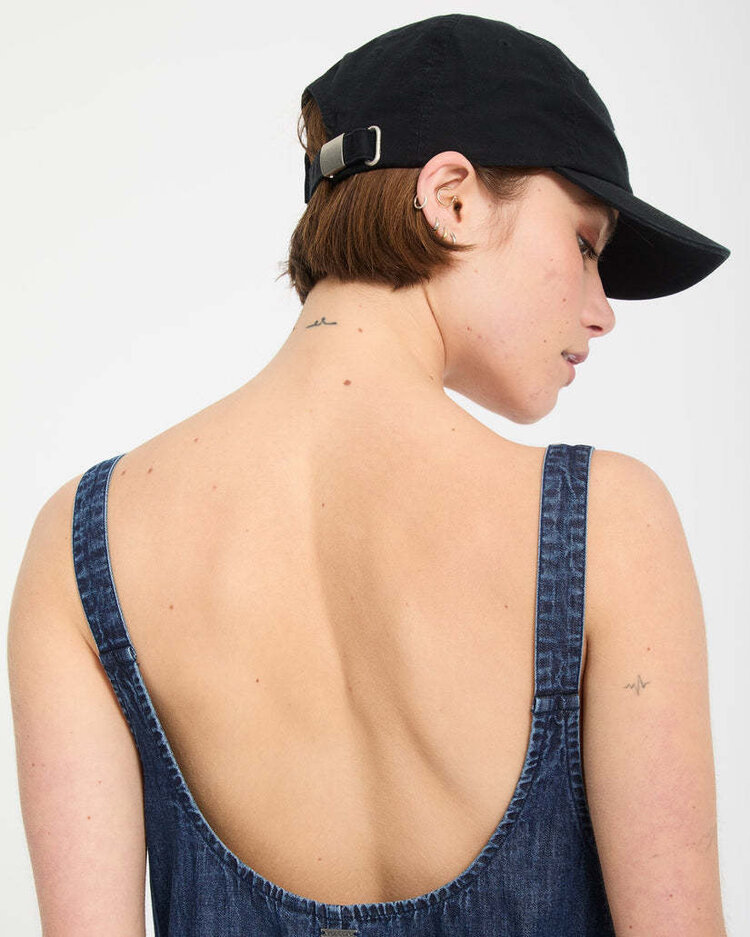 Volcom Volcom Lived In Short Romper (Womens) | Deja Blue