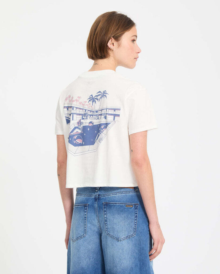 Volcom Volcom Pocket Dial Tee (Womens) | Vintage White