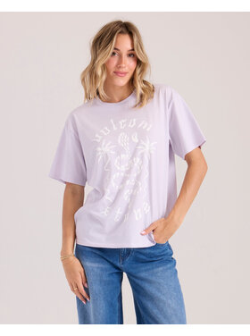 Volcom Volcom Burnout Bf Tee (Womens) | Dusty Lavender