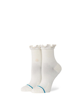 STANCE Stance Ruffle Icon Quarter (Womens) | Ivory