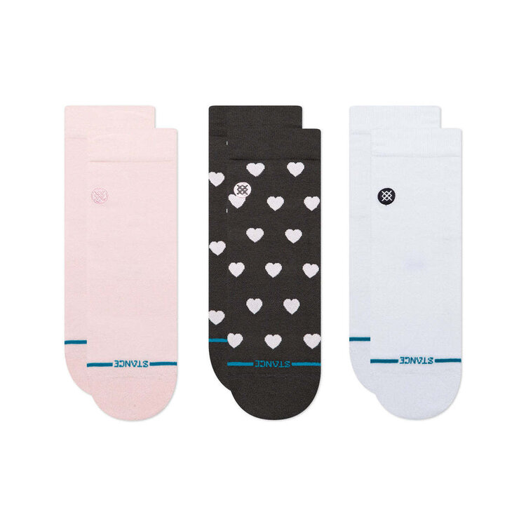 STANCE Stance Hearts Lowrider-3Pk (Womens) | Pink