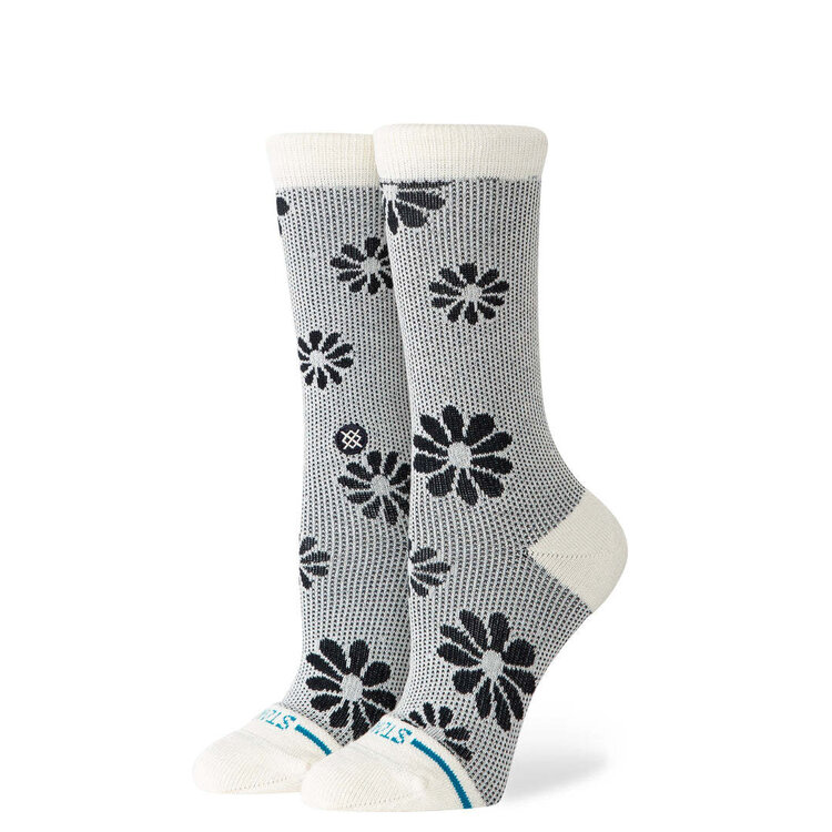 STANCE Stance Floral Stitch Crew (Womens) | Ivory