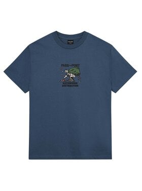 Passport Distribution Tee (Mens) | Harbour Blue
