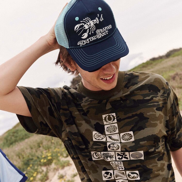 Passport Seafood Staff Packers Trucker (Mens) | Navy