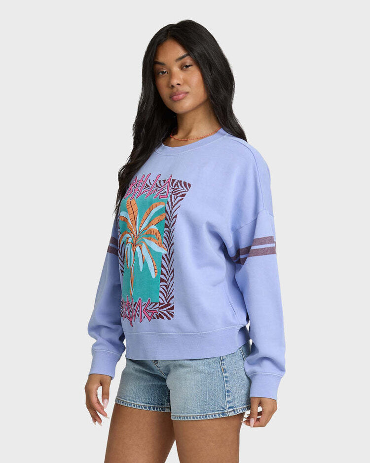 Billabong Billabong Echo Crew Fleece (Womens) | Twilight Blue