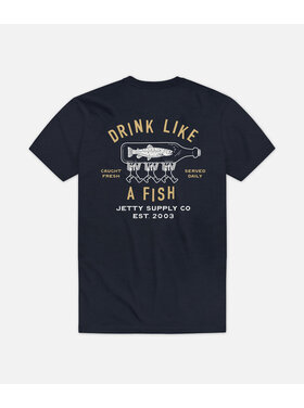 Jetty Jetty Bottle Service Tee (Mens) | Navy