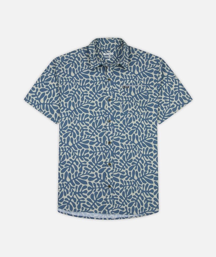 Jetty Jetty Garwood Woven Ss (Mens) | Blue