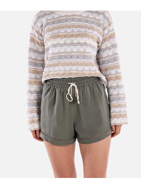 Jetty Jetty Dune Linen Short (Womens) | Agave