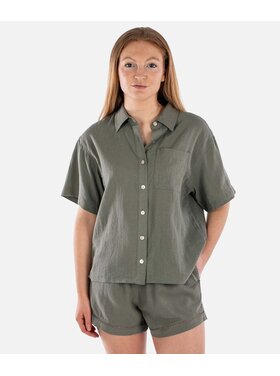 Jetty Jetty Cape Cod Linen Shirt (Womens) | Agave