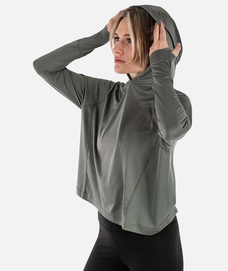 Jetty Jetty Sadie Performance Uv Hoodie (Womens) | Agave