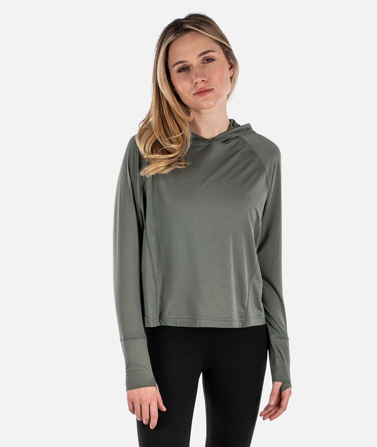 Jetty Jetty Sadie Performance Uv Hoodie (Womens) | Agave