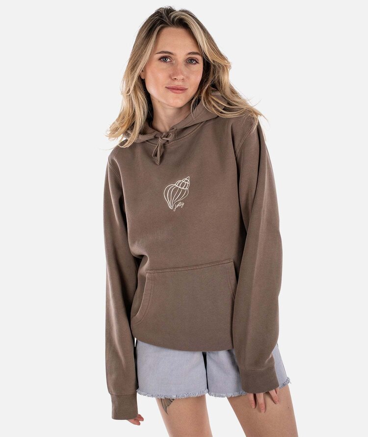 Jetty Jetty Mollusca Hoodie (Womens) | Brown
