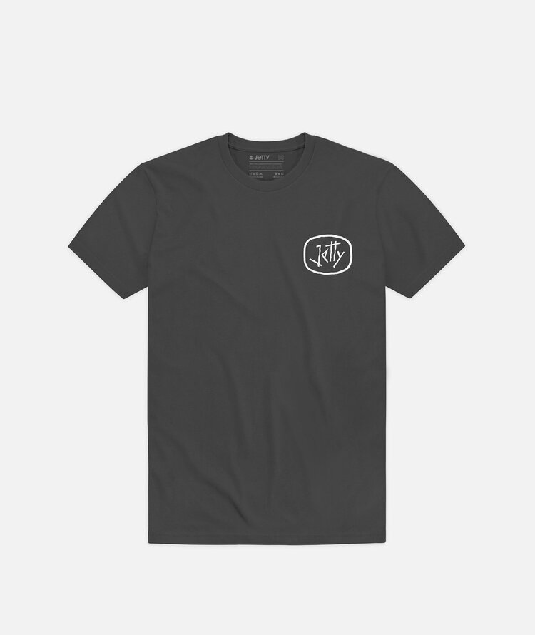 Jetty Jetty Davy Tee (Youth) | Charcoal
