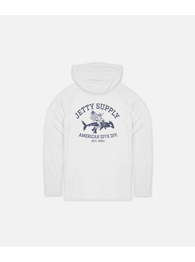 Jetty Jetty Division Uv Hoodie (Youth) | White