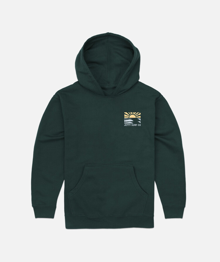 Jetty Jetty Retreat Hoodie (Youth) | Forest Green