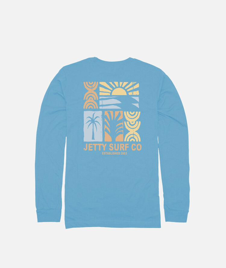 Jetty Jetty Retreat Uv Long Sleeve (Youth) | Blue