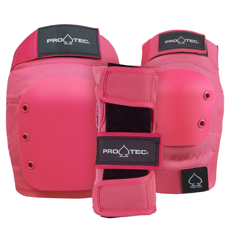 Pro Tec Pro Tec Street Pad Set-3Pk | Pink