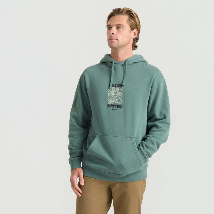 Roark Roark Wild By Nature Hoodie (Mens) | Slate Green