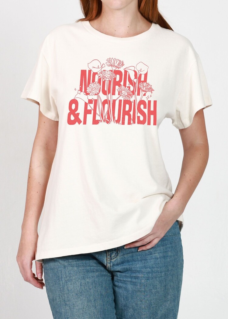 Girl Dangerous Girl Dangerous Nourish & Flourish Vintage Tee | Natural