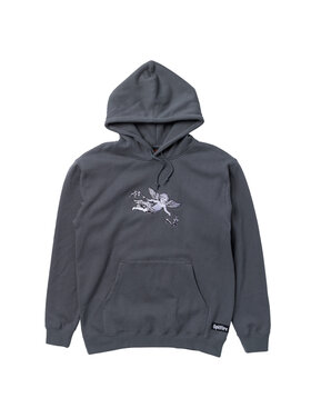 Spitfire Spitfire Molotov Angel Emb Hood (Mens) | Charcoal W/ Black/White