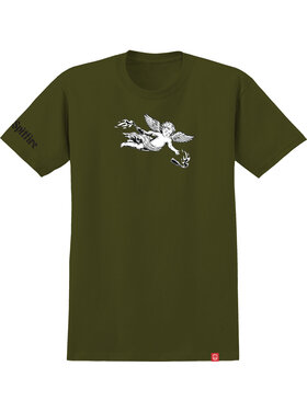 Spitfire Spitfire Molotov Angel Tee (Mens) | Military Green W/ Black/White