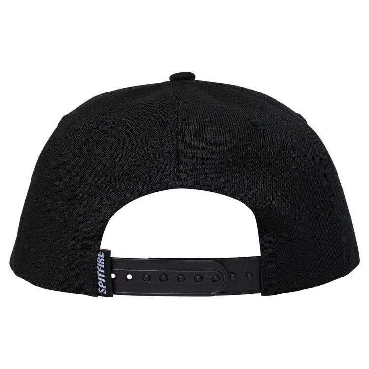 Spitfire Spitfire Classic '87 Swirl Patch Snapback (Mens) | Black/Black/White