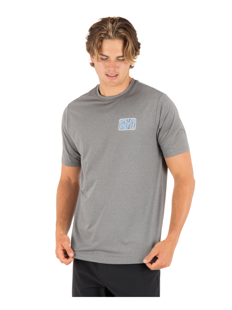 Hurley Hurley Hybrid Upf Ss (Mens) | Ion Grey Heather
