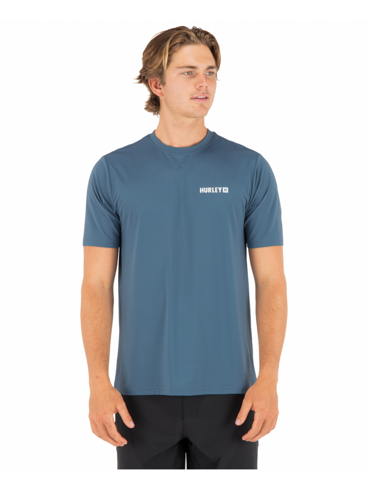 Hurley Hurley Hybrid Upf Ss (Mens) | Grey Teal
