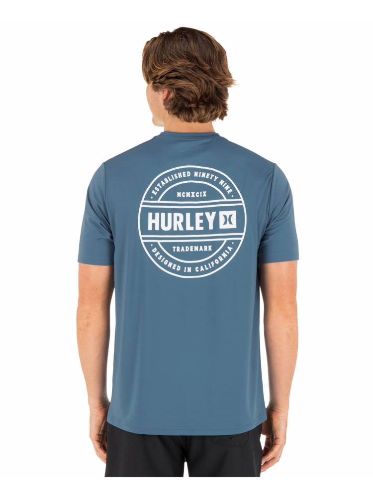 Hurley Hurley Hybrid Upf Ss (Mens) | Grey Teal