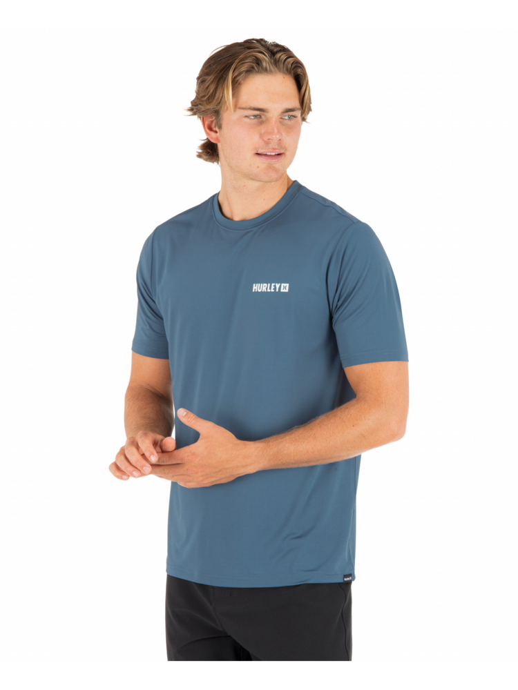 Hurley Hurley Hybrid Upf Ss (Mens) | Grey Teal