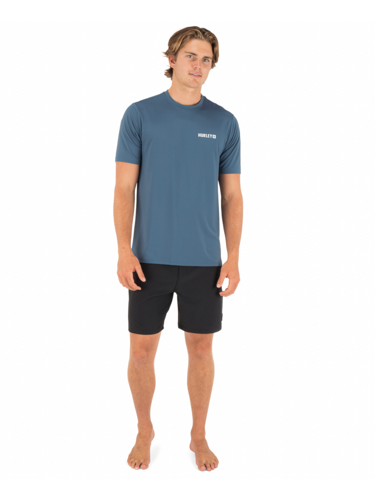Hurley Hurley Hybrid Upf Ss (Mens) | Grey Teal