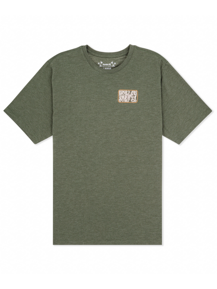Hurley Hurley Skyline Slub Ss (Mens) | Charcoal Fern