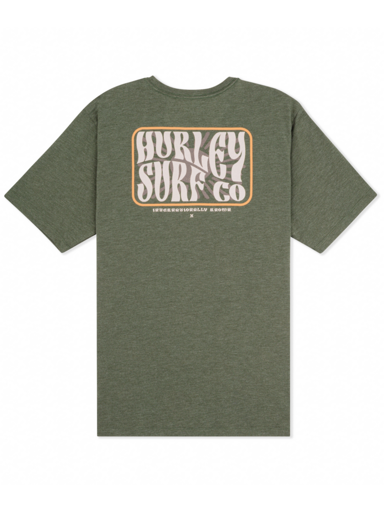 Hurley Hurley Skyline Slub Ss (Mens) | Charcoal Fern
