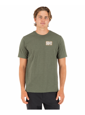 Hurley Hurley Skyline Slub Ss (Mens) | Charcoal Fern