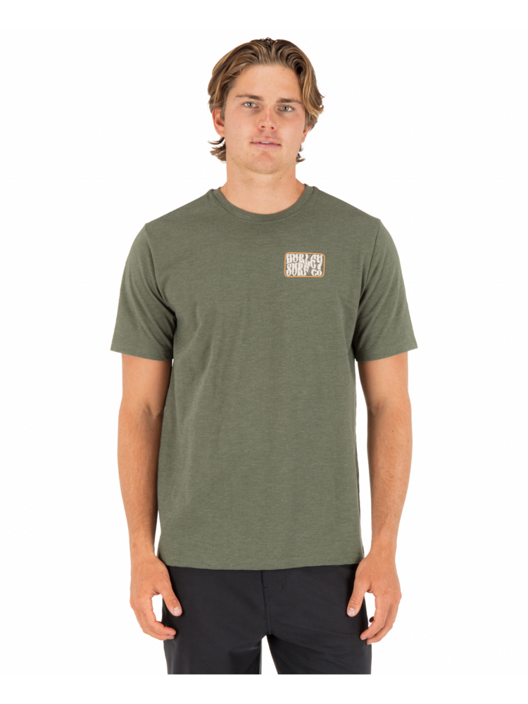 Hurley Hurley Skyline Slub Ss (Mens) | Charcoal Fern