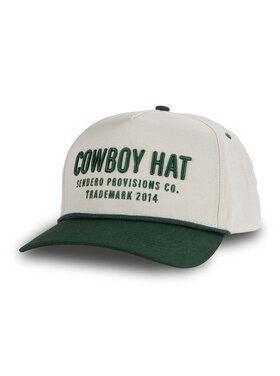 Sendero Sendero Cowboy Hat (Unisex) | Cream/Green