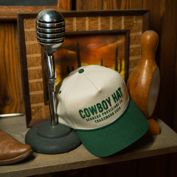 Sendero Sendero Cowboy Hat (Unisex) | Cream/Green