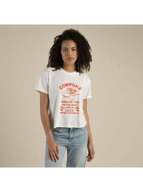 Sendero Sendero Cowpoke Boxy Tee (Womens) | Vintage White