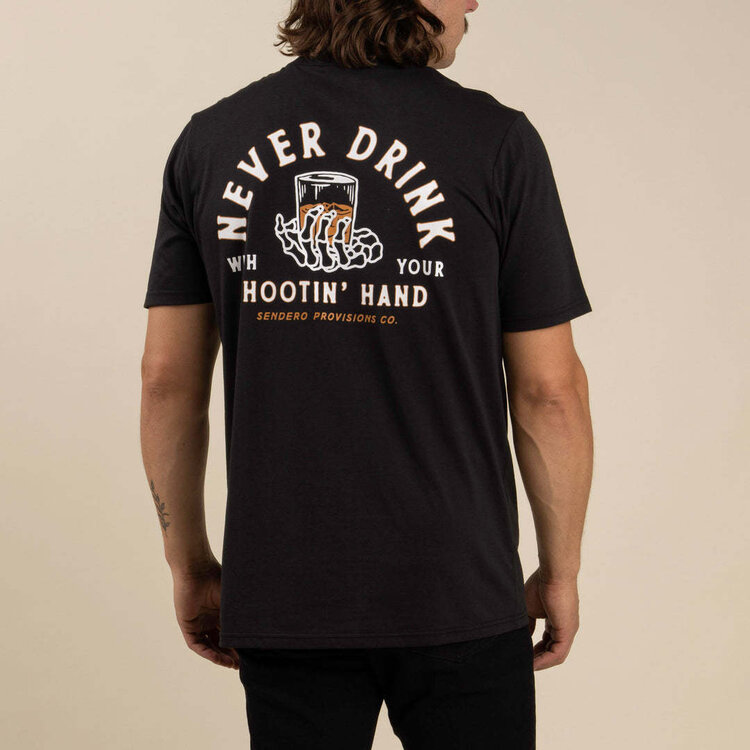 Sendero Sendero Shootin' Hand T-Shirt (Mens) | Black